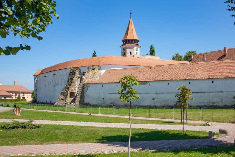 Esterno della chiesa fortificata di Prejmer