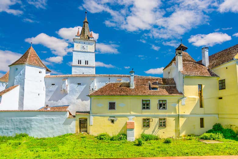Centro storico di Hărman, localià della Transilvania