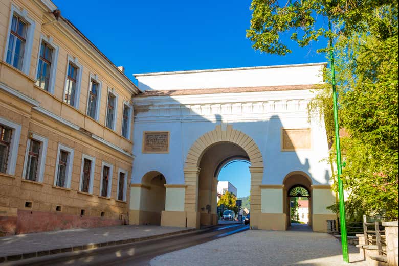Puerta Schei, en el centro de Brasov