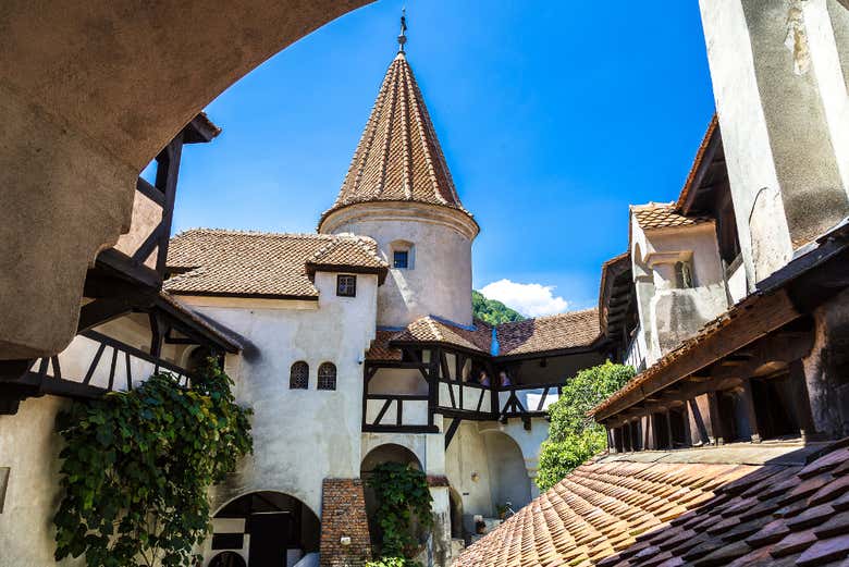 Interior del castillo de Bran