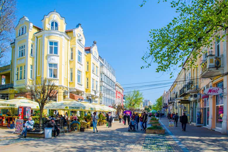 Calles del centro de Ruse