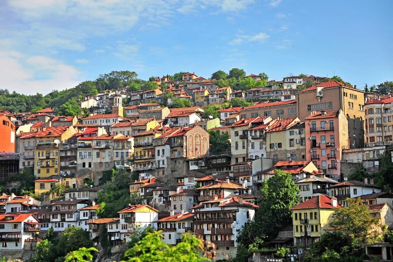 Typical houses in Veliko Tarnovo