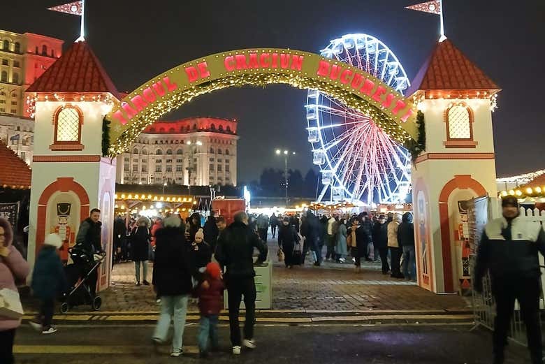 Explore a Christmas market