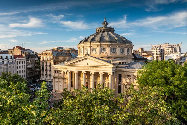 L'Ateneo Romeno visto dall'alto
