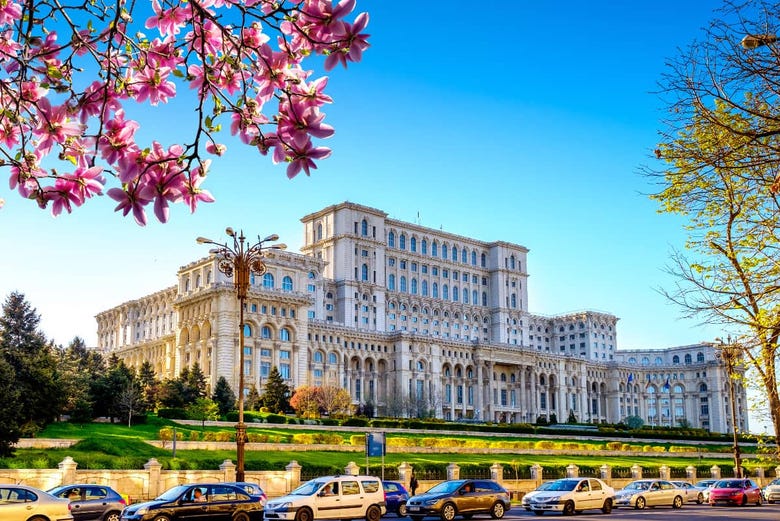 Le Palais du Parlement de Roumanie
