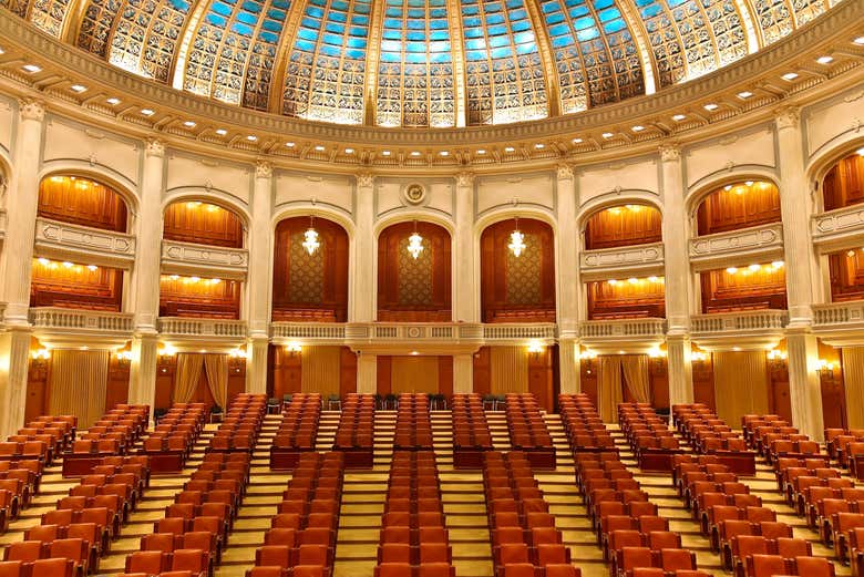 Sala de sesiones oficiales del Parlamento