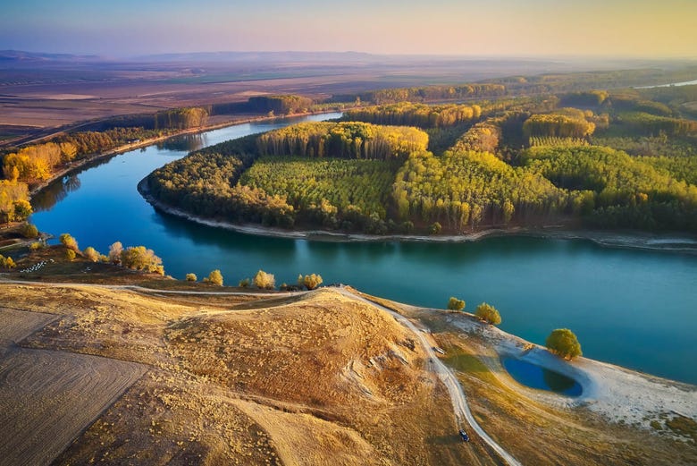 Beautiful views of the Danube Delta