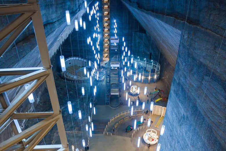 Panorámica de las minas de sal