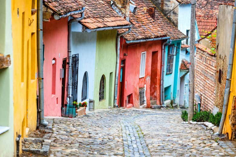 Calles del centro histórico de Sighisoara