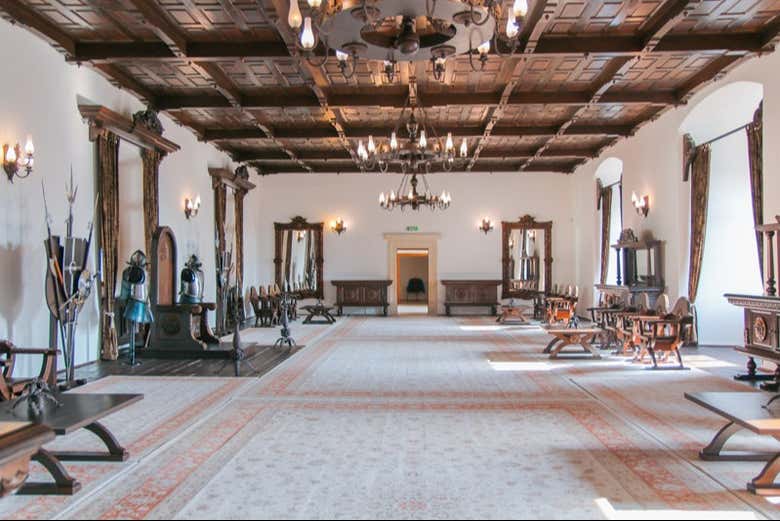 Una de las salas del castillo de Fagaras