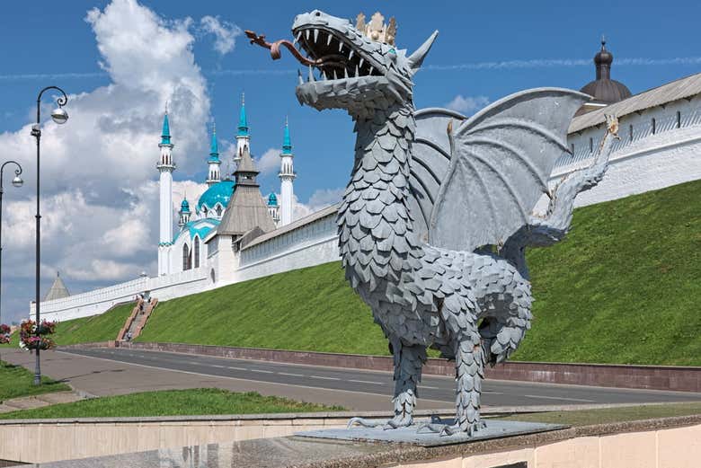 Escultura del dragón de Kazán