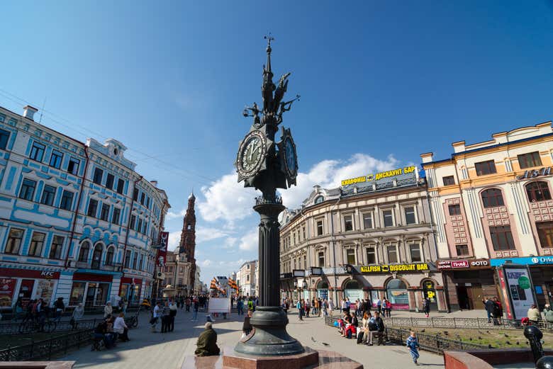 Orologio di via Bauman a Kazan