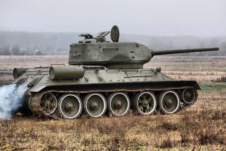 Adentrándonos en el paisaje ruso con el tanque