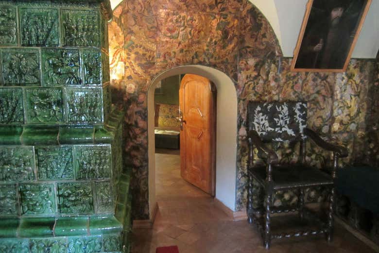 Una de las estancias de la casa de los Boyardos Romanov