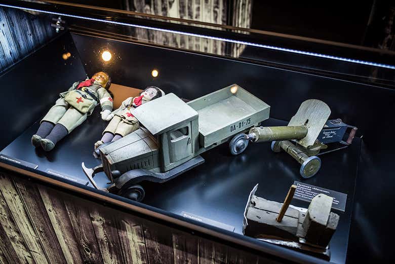 Historic pieces within the museum