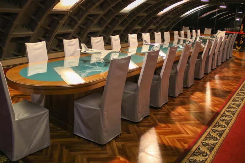 Meeting and strategy room at Bunker-42
