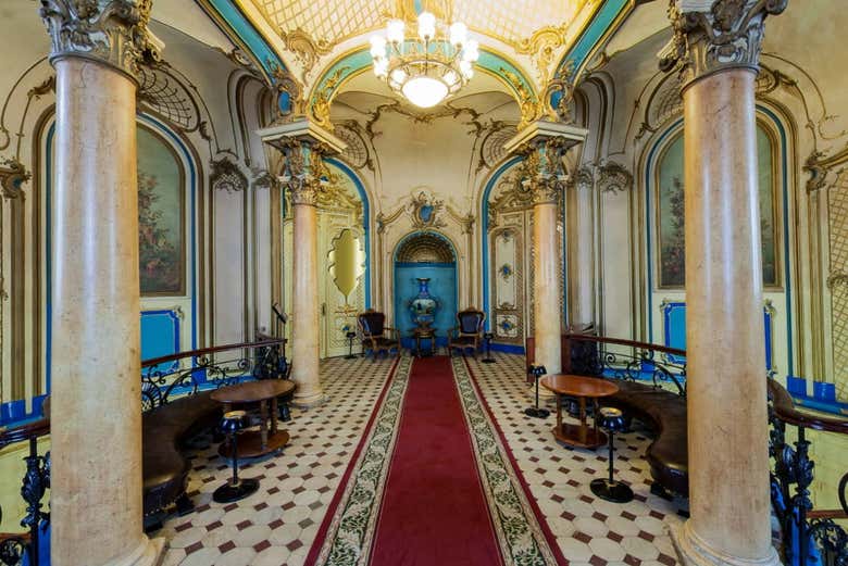 Inside the Sandury Bathhouse