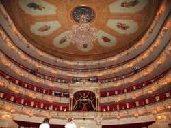 All'interno del Teatro Bolshoi
