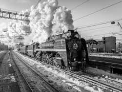 Tren en Moscú