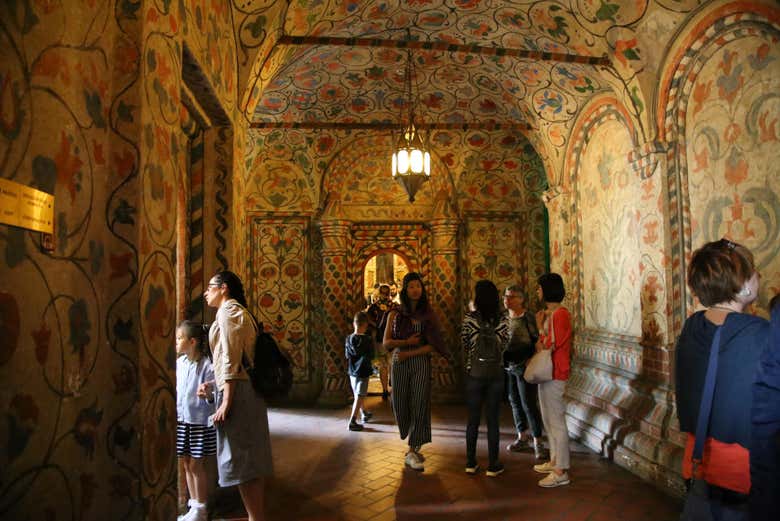 Durante la visita guiada por la catedral