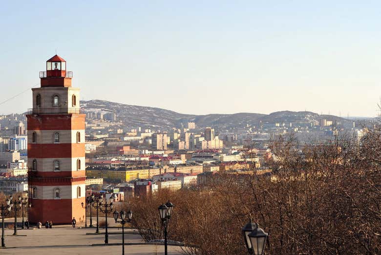 Faro dedicado a los marineros fallecidos