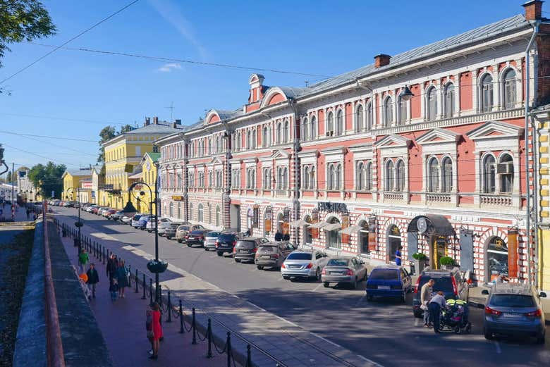 Paseando por la calle Rozhdestvenskaya
