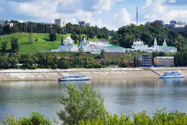 Navigando lungo il fiume Oka
