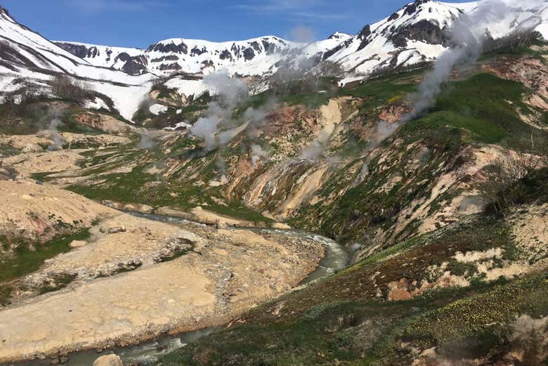 La vallée des Geysers