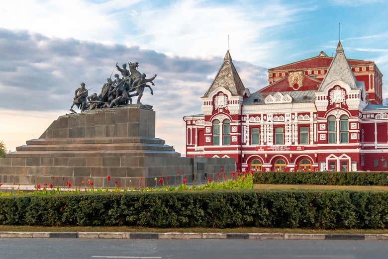 Plaza Chapaev de Samara