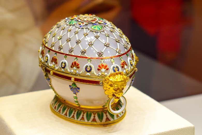 Uno de los huevos Fabergé 