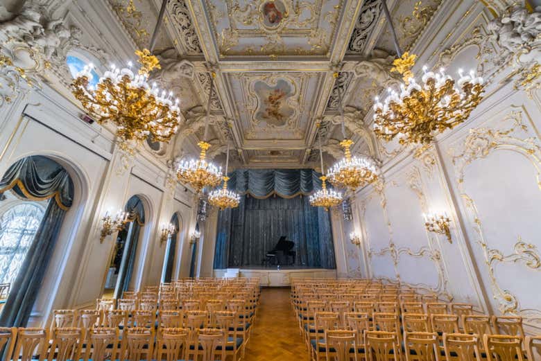 Sala para el concierto