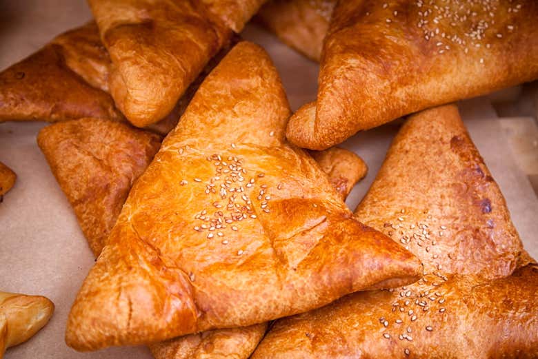 Samsa, an Uzbek dish