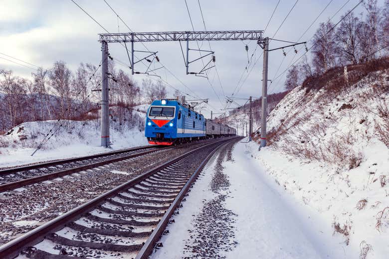 Trans-Siberian Railway through Russia