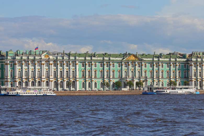 Vista panorâmica do Museu Hermitage