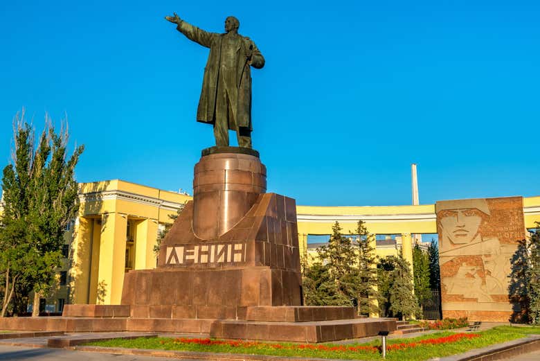 Plaza Lenin en Volgogrado