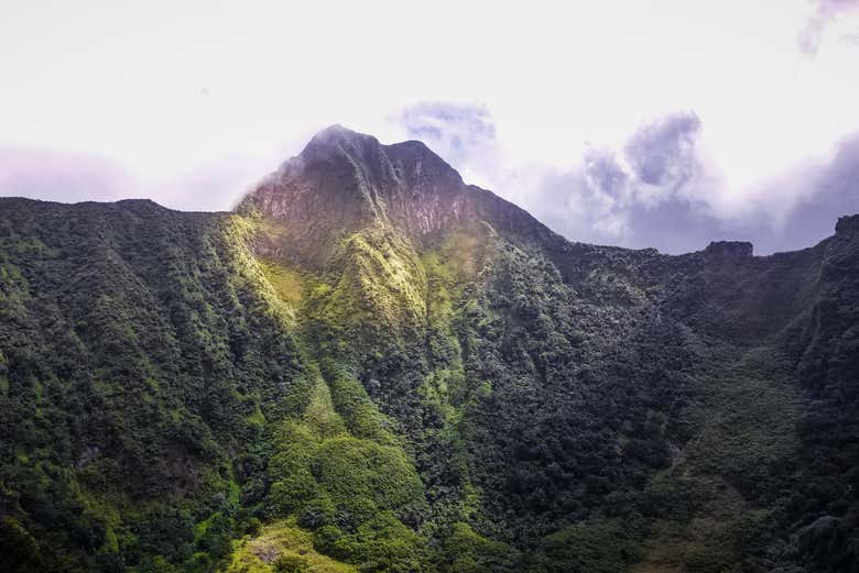 Il paesaggio vulcanico del Liamuiga