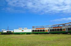 Train et bus panoramique de Saint-Christophe