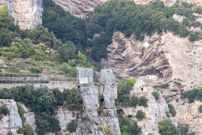 Paesaggio lungo il sentiero della Rupe