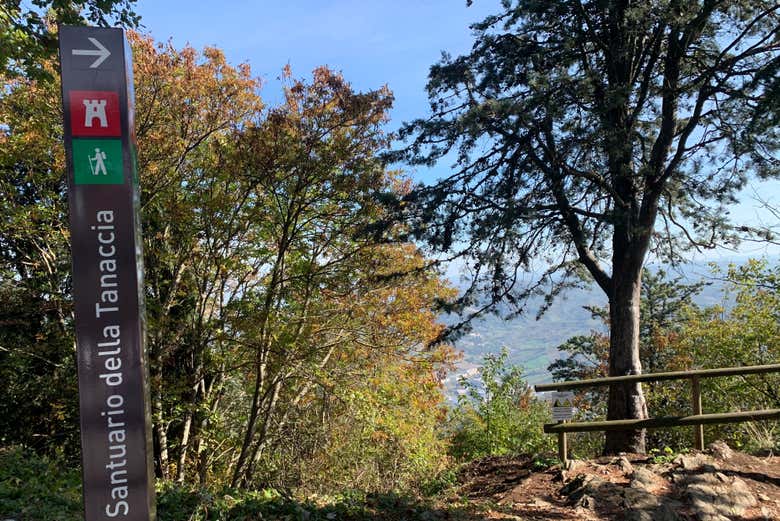 Verso il Santuario della Tanaccia