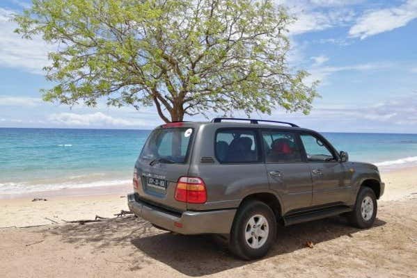 4x4 sur une plage