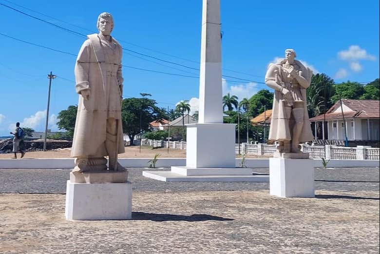 Esculturas do centro da cidade
