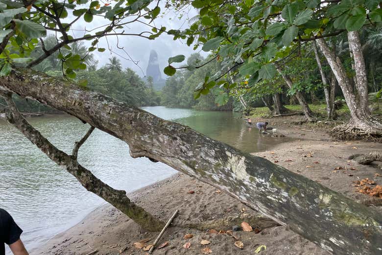 Paisagens da zona sul de São Tomé