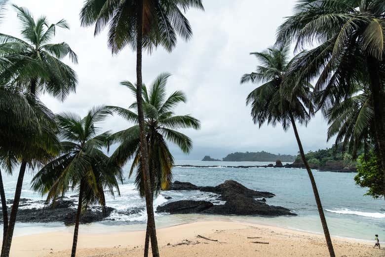 Praia Piscina es una joya del sur de Santo Tomé