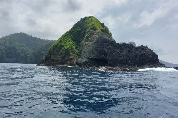 Admire São Tomé's rugged landscape