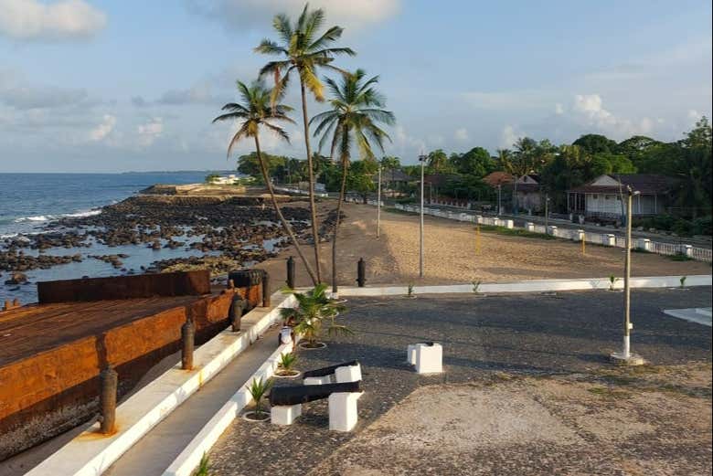 Vistas dos arredores de São Tomé