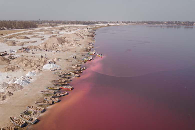 Lac Rose, on the outskirts of Dakar