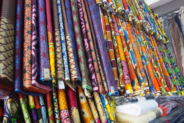 Telas típicas de Dakar