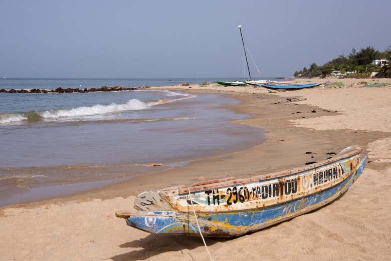 The beach at Mbour