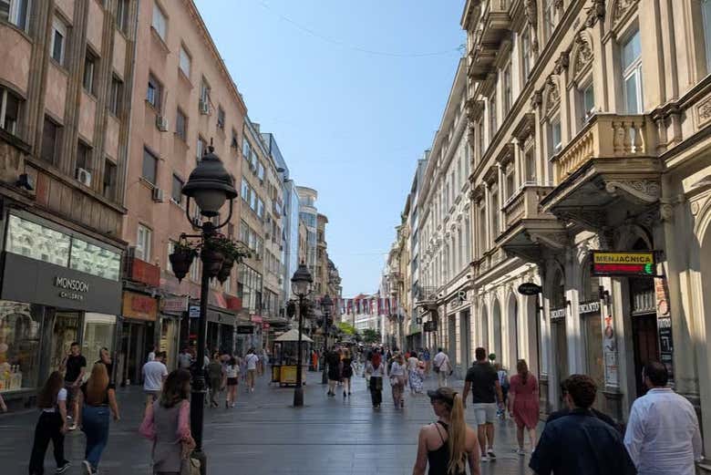 Walk along Knez Mihailova Street