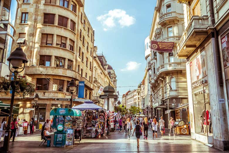 Knez Mihailo, Belgrade's lively shopping street